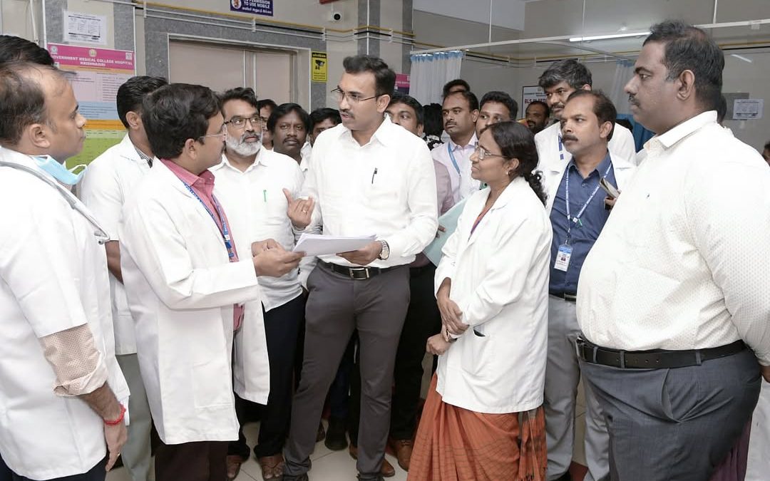 கிருஷ்ணகிரி அரசு மருத்துவமனையில் அமைச்சர் அருண்ராஜ் திடீர் ஆய்வு! Cath Lab, Neurosurgery குறித்து முக்கிய அறிவிப்பு