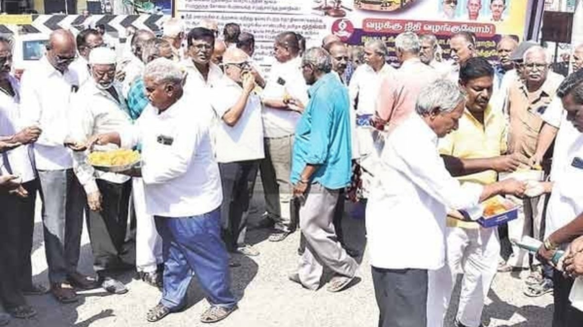 போக்குவரத்து ஓய்வூதியர்களுக்கு குட் நியூஸ்..! இனிப்பு வழங்கி முதல்வருக்கு நன்றி.