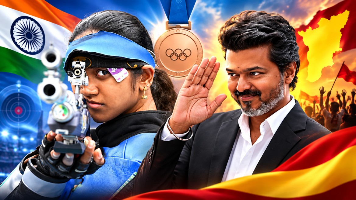 ஆசிய விளையாட்டில் இரட்டை வெள்ளி பதக்கம்: இளவேனில் வாலறிவனுக்கு முதல்வர் விஜய் வாழ்த்து!