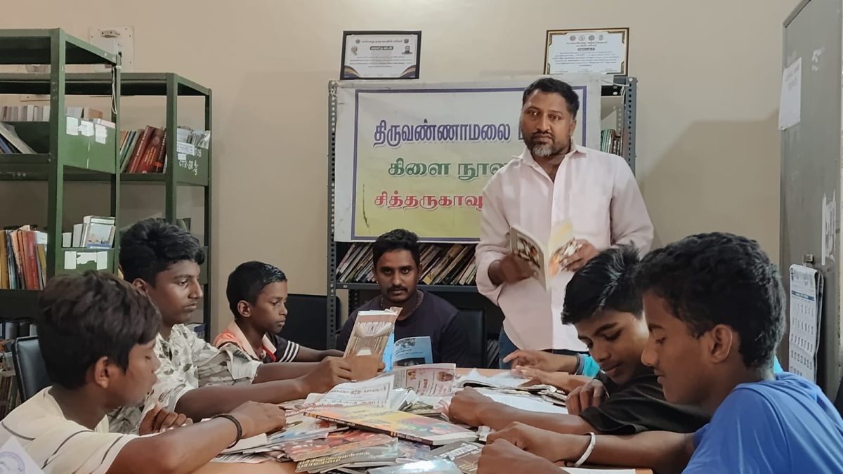 புத்தக வாசிப்பே அறிவின் திறவுகோல்..! வந்தவாசியில் விழிப்புணர்வு நிகழ்ச்சி!