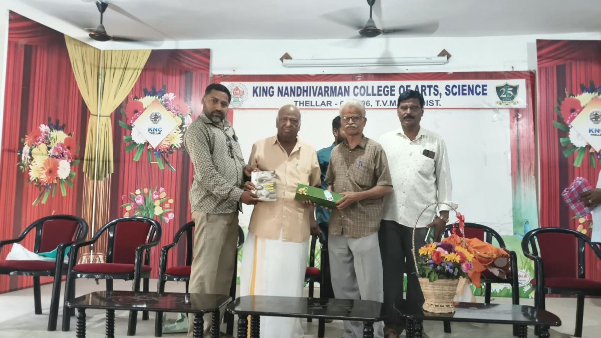 தொடர்ந்து 6வது முறையாக புதுவை தமிழ் சங்கத் தலைவராக முனைவர் வி. முத்து தேர்வு!
