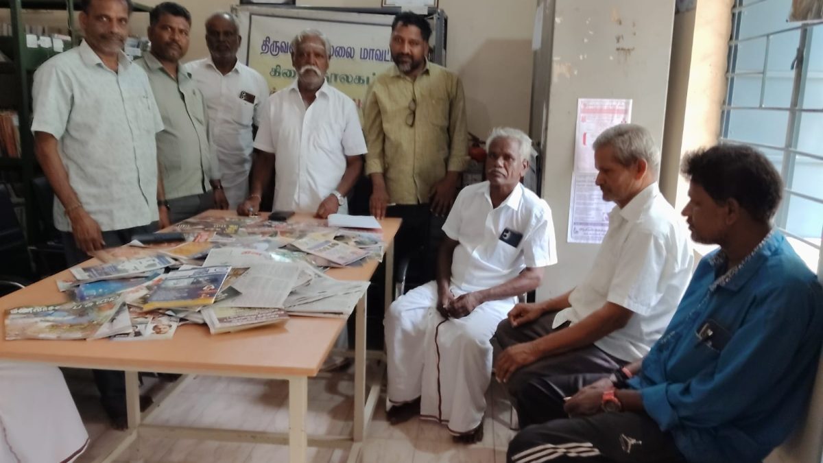 “நூலகம் ஒரு திறந்தநிலை பல்கலைக்கழகம்!” வந்தவாசி அருகே வாசகர் வட்ட கூட்டம்!