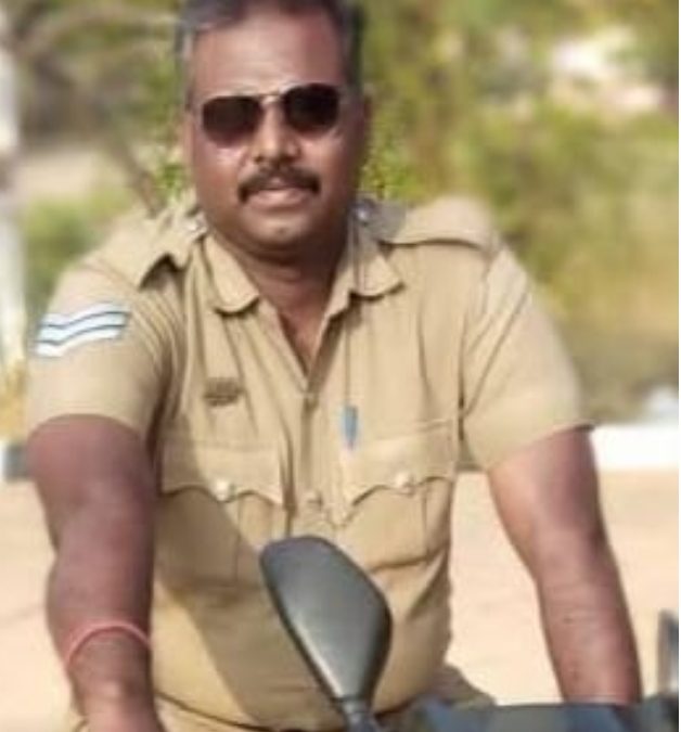 நத்தம் நீதிமன்ற பணியை முடித்து திரும்பிய காவலர்: திண்டுக்கல் அருகே கார் கவிழ்ந்து உயிரிழப்பு.