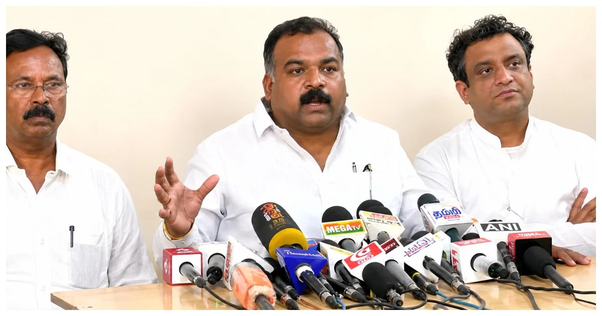 தவெக–காங்கிரஸ் கூட்டணியை உடைக்க சதி..! தோல்வியடையும் என மாணிக்கம் தாகூர் பரபரப்பு குற்றச்சாட்டு!