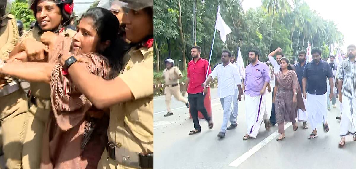 இருவழிச் சாலையில் சுங்கச்சாவடி? – பாலக்காடு முண்டூரில் கட்டுமானத்தை தடுத்து போராட்டம்.