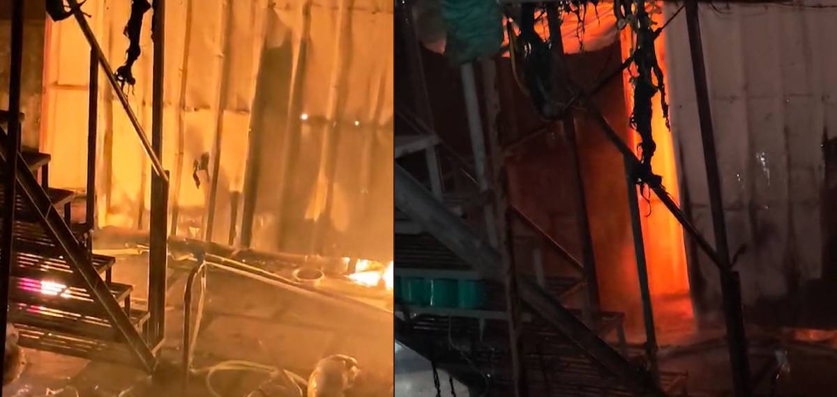 நிலம்பூரில் சமையல் எரிவாயு சிலிண்டர் வெடித்து வீடு சேதம்!