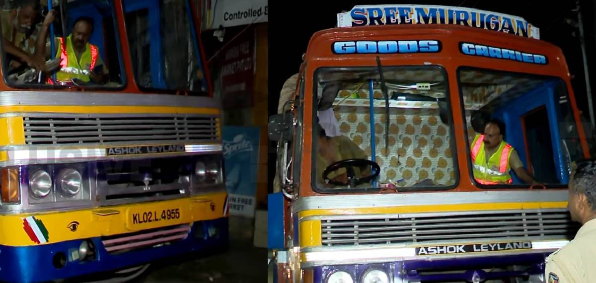 திருவனந்தபுரத்தில் ரேஷன் அரி கடத்தல்? கார்த்திகேயனின் லாரி போலீஸ் வசம்!