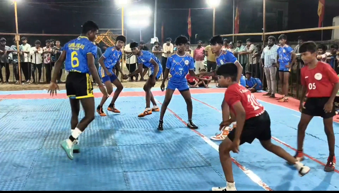 பூவிருந்தவல்லியில் அனல் பறந்த கபடி போட்டி! 32 அணிகள் பங்கேற்பு – ரூ.2 லட்சம் பரிசு வழங்கிய எம்.எல்.ஏ. பிரகாசம்.