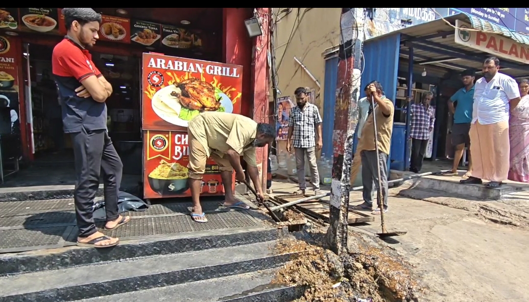 மழைநீர் கால்வாயில் கழிவுநீர்! ஆவடி பிரியாணி உணவகத்திற்கு ரூ.5,000 அபராதம்!