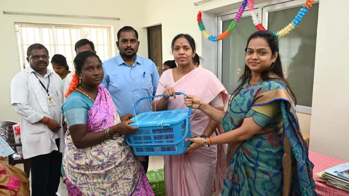 மேக்களுர் ஆரம்ப சுகாதார நிலையத்தில் கர்ப்பிணித் தாய்மார்களுக்கு ஊட்டச்சத்துப் பெட்டகங்கள் வழங்கல்!
