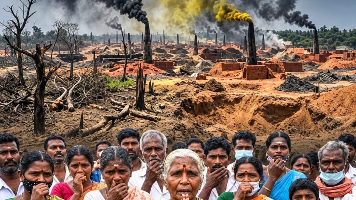 தானிப்பாடி செங்கோட்டைப் பகுதியில் 100-க்கும் மேற்பட்ட செங்கல் சூளைகள்! நடவடிக்கை எடுக்க பொதுமக்கள் கோரிக்கை.