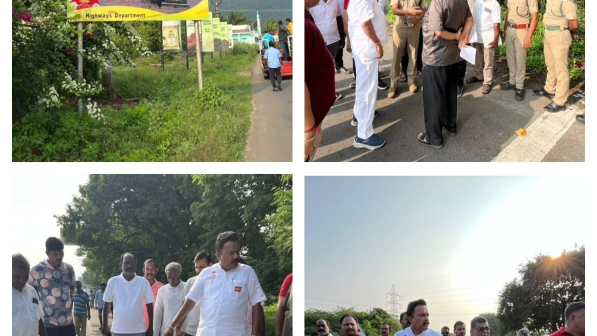 சபரிமலை பக்தர்கள் பயணிக்கும் கம்பம் மெட்டு சாலையில் சீரமைப்புப் பணிகள்! எம்.எல்.ஏ. ஜெகநாத் மிஸ்ரா ஆய்வு.