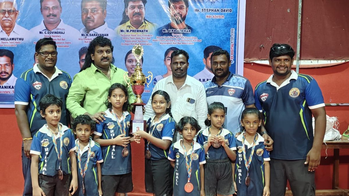 தமிழ்நாடு அளவில் மூன்றாம் இடம்! ரோல் பால் போட்டியில் தர்மபுரி மாணவர்கள் சாதனை.