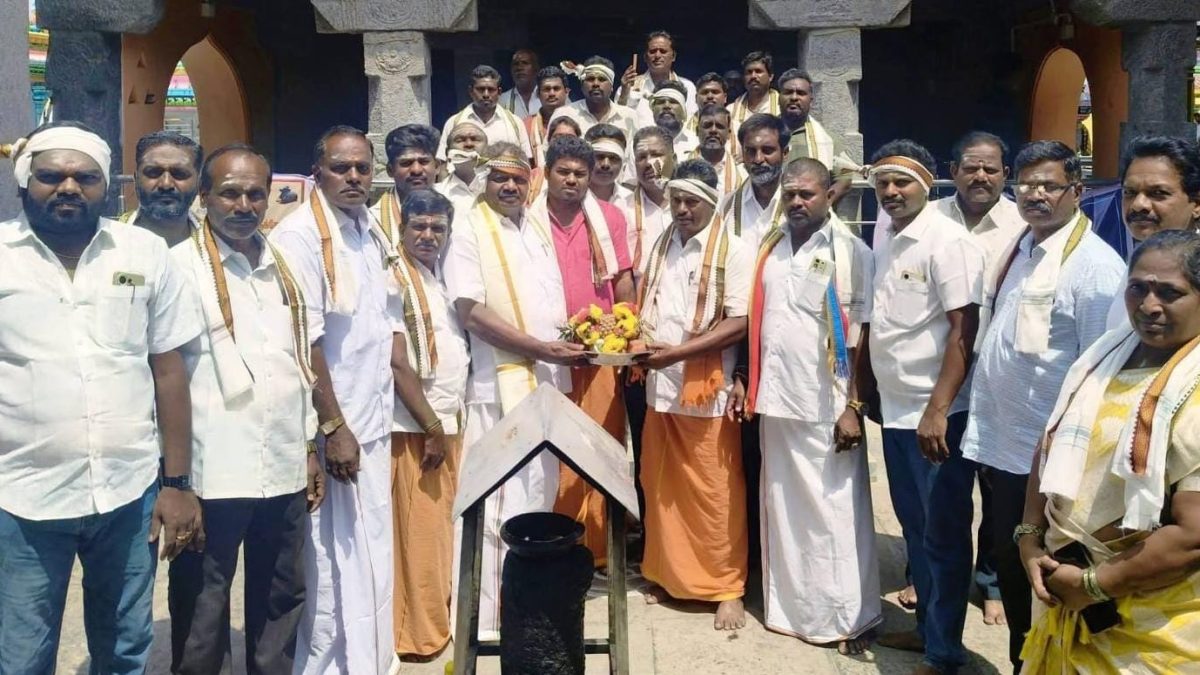 காரிமங்கலம் ஆருண்ணேஸ்வரர் மலைக்கோயிலில் 30-ம் நாள் மண்டல பூஜை! 6,000-க்கும் மேற்பட்ட பக்தர்களுக்கு அன்னதானம்.