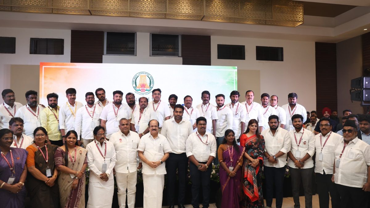 மாமல்லபுரத்தில் சட்டமன்ற உறுப்பினர்களுக்கான தலைமைத்துவப் பயிற்சி முகாம் தொடக்கம்! அமைச்சர் என். ஆனந்த் பங்கேற்பு.
