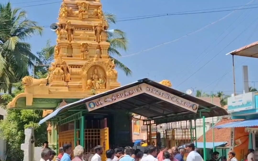 150 ஆண்டுகள் பழமையான அம்மன் கோவிலை அறநிலையத்துறை கட்டுப்பாட்டில் கொண்டுவர எதிர்ப்பு! அய்யனூரில் கிராம மக்கள் போராட்டம்!