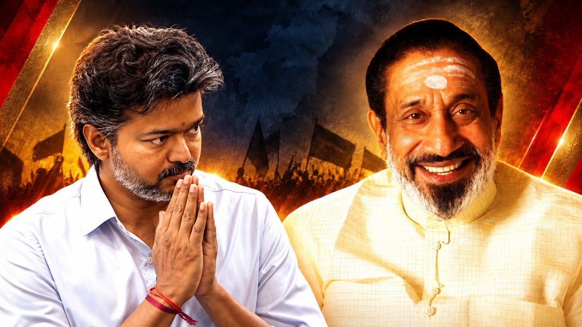 “நடிப்பிற்கு இலக்கணமாய் திகழ்ந்தவர்” – நடிகர் திலகம் சிவாஜி கணேசனுக்கு முதல்வர் விஜய் புகழாரம்.