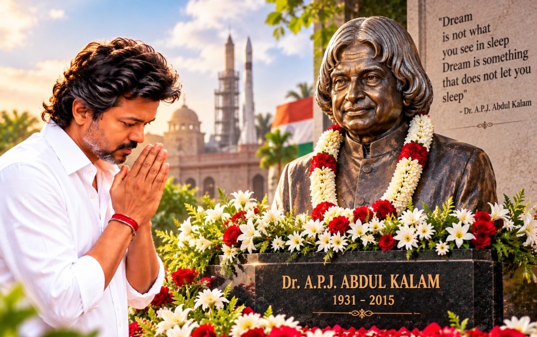 அப்துல் கலாம் பிறந்தநாள்: “வளமான, வலிமையான இந்தியாவை உருவாக்க உறுதியேற்போம்!” – முதல்வர் விஜய்.