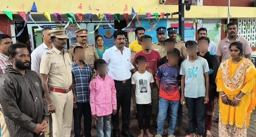 “தமிழ் படிக்கத் தெரியவில்லை” – வீட்டை விட்டு வெளியேறிய 5 சிறுவர்கள் மீட்பு!