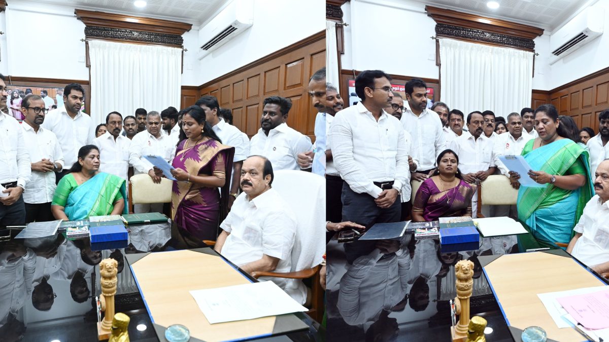 மதுராந்தகம், தாராபுரம் இடைத்தேர்தலில் வெற்றி பெற்ற தவெக எம்.எல்.ஏ.க்கள் பதவியேற்பு!