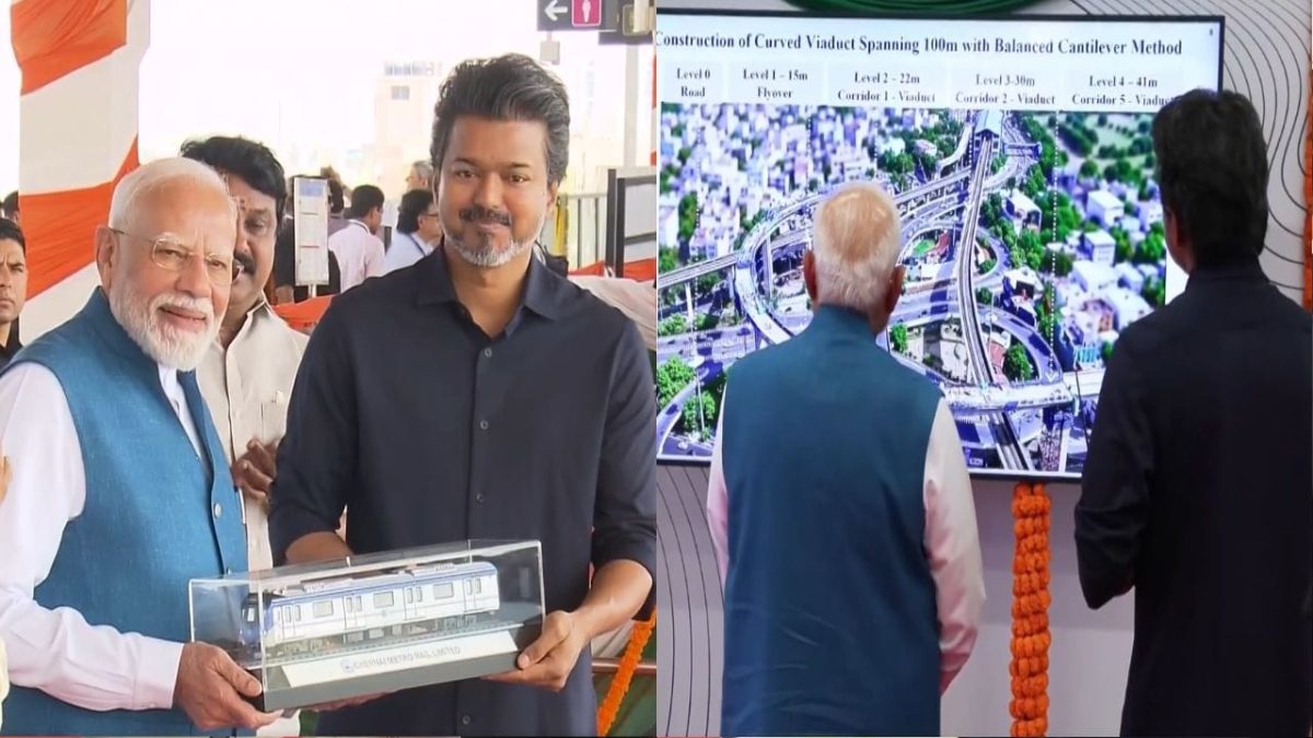 மோடி – முதல்வர் விஜய் தொடங்கி வைத்த பூந்தமல்லி–வடபழனி மெட்ரோ! கட்டணம், நேரம், 11 நிலையங்கள் முழு விவரம்.