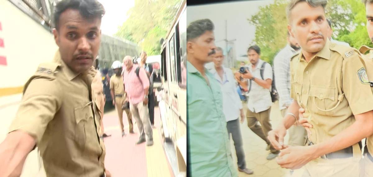 எஸ்.எஃப்.ஐ. மாணவர்களை மதுபோதையில் தாக்கியதாகப் புகார்! பாலக்காடு காவலர் சஸ்பெண்ட்.